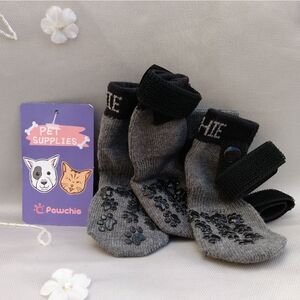NWT PAWCHIE Dog Socks for Hardwood Floors Anti-Slip Traction Control Small